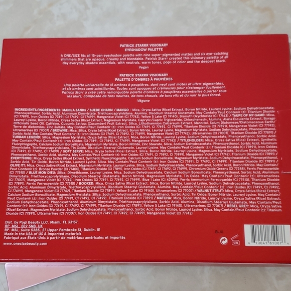 Patrick Starr Visionary 15 pan Eyeshadow New - Picture 8 of 8